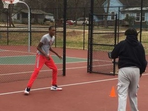 Monique "Coach Mo" T. action photo