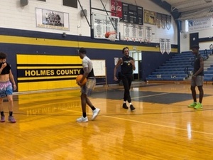 Jaydon Callahan action photo