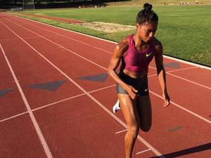 Samantha Dirks action photo