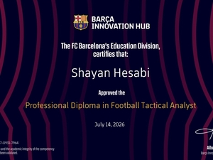 Shayan Hesabi action photo