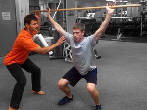 Michael O. action photo