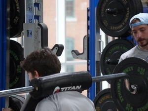 Chuck P. action photo