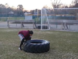 D.J. N. action photo