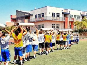 Felipe V. action photo