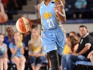 Jamierra Faulkner action photo