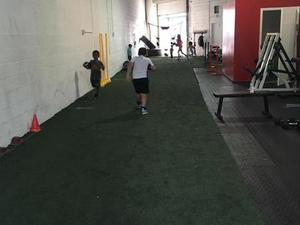 Coach Fred F. action photo