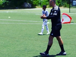 Enrique F. action photo