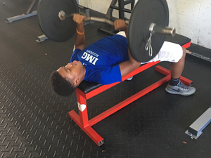 Coach Fred F. action photo