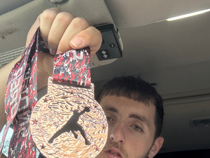 Kaden M. action photo