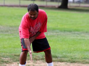 Raymond R. action photo