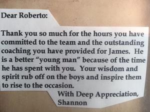 Roberto M. action photo