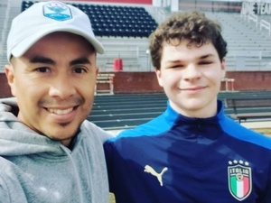 Enrique F. action photo