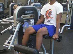 Tinekqua C. action photo