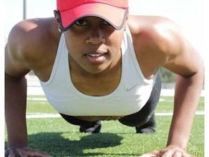 Keondra M. action photo