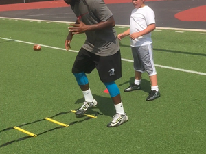 Karre' Wallace action photo