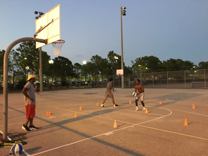 Coach Omar L. action photo