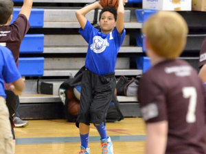Clinton H. action photo