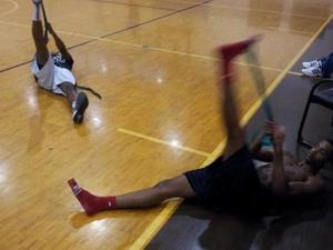 Larry B. action photo