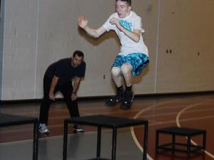 Domenic D. action photo