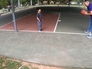 Isaiah S. action photo