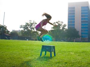 Amanda J. action photo