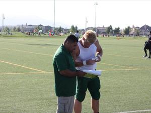 Mike Almodovar action photo