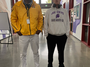 Ralph Sanders action photo