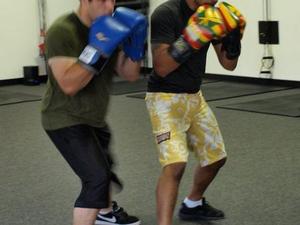 Lamar O. action photo