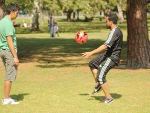 Ayman A. action photo