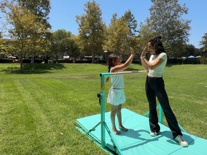 Katie F. action photo