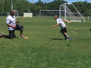 Justin Burks action photo