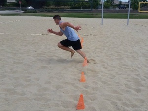 Cy Z. action photo