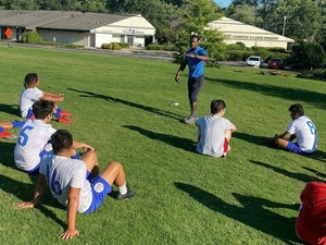 Coach Tornubari Nyonebue action photo