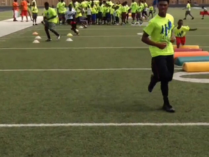 Michael J. action photo