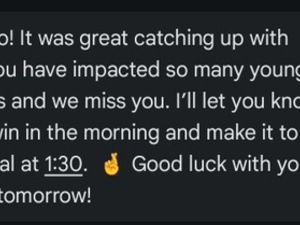 Rebecca S. action photo