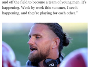 Christopher R. action photo