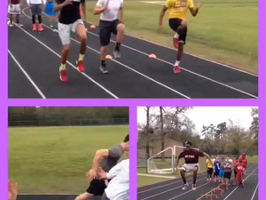 Michael J. action photo