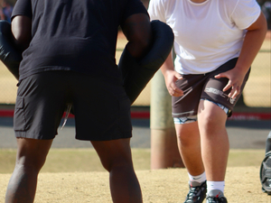 Dezmon D. action photo