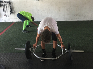 Coach Fred F. action photo