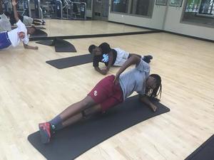 Tinekqua C. action photo