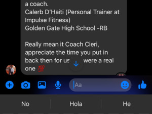 Kenneth Cieri action photo