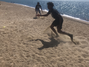 Deundrae P. action photo