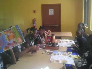 Tinekqua C. action photo