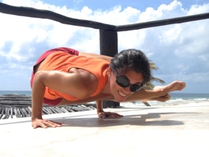 Ximena R. action photo