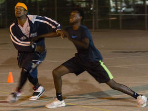 Coach Omar L. action photo