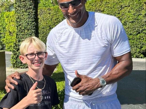 Ralph Sanders action photo