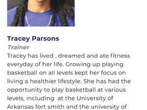 Tracey P. action photo