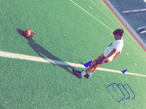 Karre' Wallace action photo