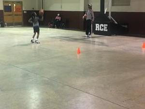 Ronnie E. action photo