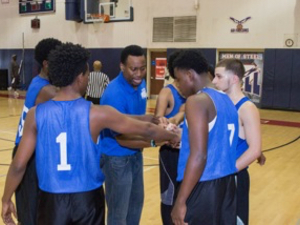 Coach Omar L. action photo